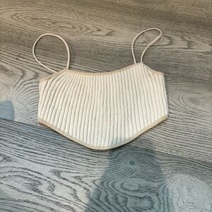 zara corset like top